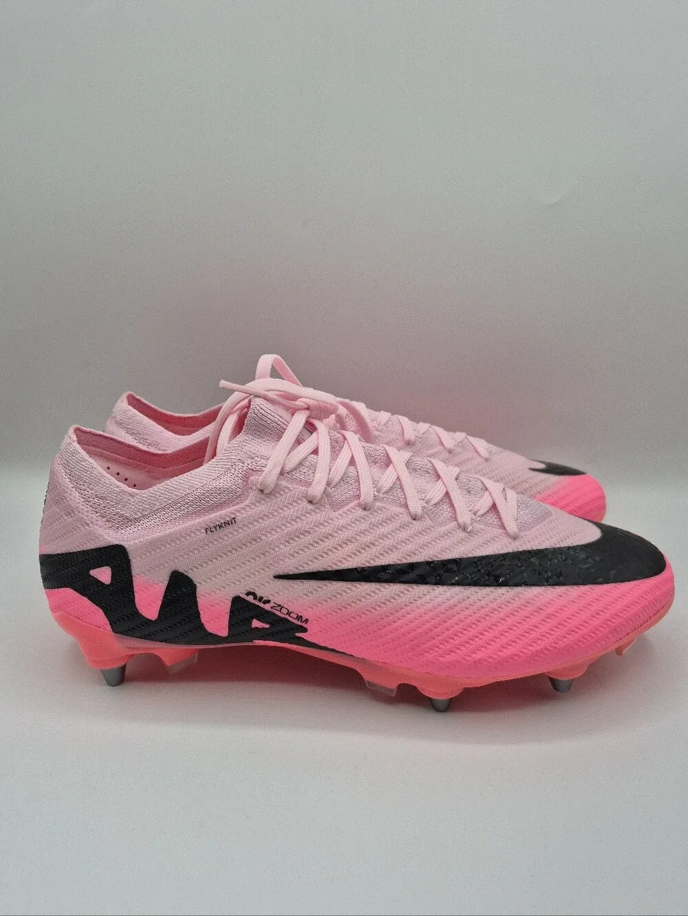 Nike Zoom Vapor 15 Elite SG-PRO Soccer Cleats Pink Men's Size 8 FD0243-601 New
